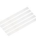 Eight Pack 304 Stainless Steel Shim Stock Strips 0.8mm Thick 1x12 Inch Flat Bar Gap Filler Trim showing flat strips