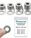 Stainless Steel Shim Washers 15x21 Precision Spacer Kit For Bearings Gearboxes CNC Machines And RC Tuning 40 Piece Assortment