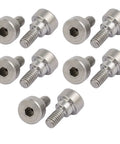 Stainless Steel Hex Socket Shoulder Bolts Set 10 Piece 304 Stainless 6mm Shoulder Diameter 3mm Shoulder Length M4 Thread