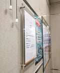 Wall-mounted acrylic sign with Half Inch Diameter Two Inch Stainless Steel Standoff Screws For Wall Mount Sign Holders Elevating Acrylic Signage Ten Pieces Includes Eight By Fifteen Millimeter Thread Five Millimeter Bottom Hole For Panels Up To Eight Millimeter Thick And Ten