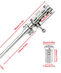 Slide Bolt Gate Latch Thickened 304 Stainless Steel Heavy Duty Barrel Bolt With Padlock Hole And Dust Canister for wooden fence