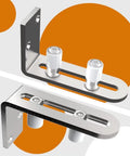 Adjustable Floor Guide For Sliding Barn Doors, Wall And Door Bottom Roller, Stainless Steel, Corrosion-Resistant