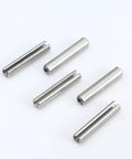 M2.5 X 12mm Slotted Spring Pins, 304 Stainless Steel, high strength roll pins, corrosion resistant, suitable for DIY projects.