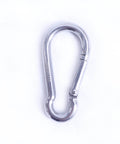 Single 2.4 Inch 304 Stainless Steel Spring Snap Hook Heavy Duty 264 Pound Load Capacity Quick Release Clip for Gear Tools