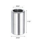 Stainless Steel Spacer 5/8 Bore 7/8 OD 1-1/2 Length, 304 Stainless Round Metal Standoff Bushing Plain Finish For 5/8 Screws Bolts And Rods
