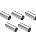 Five Piece Pack Stainless Steel Spacer 1/2 Inch Bore 5/8 Inch Outer Diameter 1-1/2 Inch Length For 1/2 Inch Screws Bolts And Rods