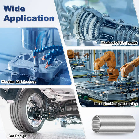 Various applications of 8 Pieces M8 304 Stainless Steel Spacers 8mm ID 10mm OD 22mm Length Round Screw Standoff Bushing.