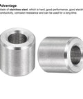 Stainless Steel Spacer Kit For M3 Screws With 3mm ID X 6mm OD X 6mm Length, 12 Pieces Of Metal Standoffs For One Eighth Inch Or M3 Screws, Durable