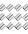 Built Tough 12 Pack Stainless Steel Spacers Set With 10mm ID By 12mm OD By 10mm Height, 304 Stainless Steel Bushing Standoffs