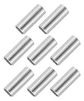 Eight Pack Stainless Steel Spacers 8mm ID 10mm OD 25mm Height 304 Stainless Round Bushing Standoff for Unthreaded Applications