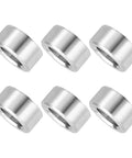 Durable Stainless Steel Spacers Kit For One Quarter Inch Screws And M6 Bolts Six Pieces 6mm ID By 10mm OD By 5mm Thick Unthreaded Round Bushings 304 Grade Heavy Duty Standoff Spacers For Rotating Assemblies