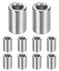Stainless Steel Spacers M4 304 Grade Pack Of 10 4Mm ID X 8Mm OD X 12Mm Length Round Screw Standoffs Silver