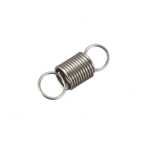 Stainless Steel Dual Hook Tension Spring Set 0.02 Inch Wire Diameter, 0.2 Inch Outer Diameter, 0.59 Inch Free Length, Rust Resistant