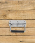 Heavy Duty Stainless Steel Folding Spring Handle 110mm for toolbox chest wooden box and industrial equipment, chrome plated wire pull