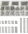 Stainless Steel Compression Springs Assortment Kit With 240 Pieces In 15 Different Sizes, in labeled box, ideal for DIY repairs