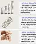 Stainless Steel Springs Set With 420 Pieces In 24 Different Sizes For Shop And Home Repairs, Compression Springs Assortment Kit, Rust Proof 304 Wire For Corrosion Resistance