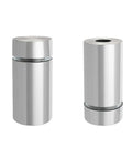 20 Pack Stainless Steel Standoff Screws For Acrylic Signs Half Inch Diameter And One Inch Length Brushed Nickel Finish