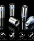 Stainless Steel Standoff Screws 1/2 X 3/4 Inch Set Of 50 For Wall Sign Mounting, showcasing durable and rust-proof metal pins.