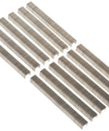 Heavy Duty Stainless Steel Staples For Upholstery And Construction, Three Eighths Inch Leg And Crown, 1000 Count Pack displayed