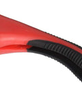 5x11 Row, Stainless Steel Stripper Brush with red ergonomic handle for rust removal