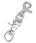 4 Pack 2.67 Inch Trigger Snap Hooks With 360 Degree Swivel Lobster Clasps Stainless Steel 316 Heavy Duty Clips.