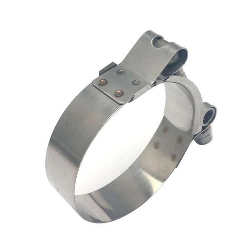 2 Pack 2 Inch Stainless Steel T Bolt Hose Clamps With 56 To 64 Mm Range For 2 Inch Hose ID Heavy Duty Leak Proof Clamp Set Ideal For Automotive Industrial Equipment And Marine Applications