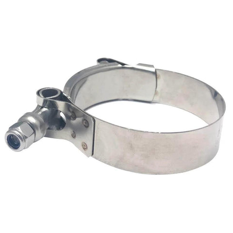 2 Pack 2 Inch Stainless Steel T Bolt Hose Clamps With 56 To 64 Mm Range For 2 Inch Hose ID Heavy Duty Leak Proof Clamp Set Ideal For Automotive Industrial Equipment And Marine Applications