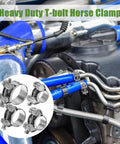 Stainless Steel T Bolt Hose Clamps Set Of 14 In Seven Sizes Ranging From 17 To 39 Mm Heavy Duty Turbo Intake Intercooler Pipe And Radiator Hose
