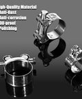 Stainless Steel T Bolt Hose Clamps Set Of 14 In Seven Sizes Ranging From 17 To 39 Mm Heavy Duty Turbo Intake Intercooler Pipe