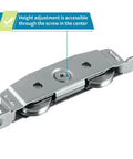 Sliding Door Tandem Roller Assembly in 304 Stainless Steel for Patio Doors, Replacement Roller Set with 330 Lbs Load Capacity