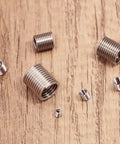 Pro Grade Wire Thread Inserts Kit In 304 Stainless Steel Assortment For Metric M3 Through M12 Sizes Helical Thread Repair Inserts 210 Pieces
