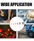 Wide application scenarios for Rugged 304 Stainless Steel Helical Thread Repair Kit With 200 Piece Assortment, including DIY and industrial use.