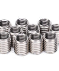 Stainless Steel Thread Repair Sleeve 10 Pack Insertion Nut For Fixing Stripped Threads In Automotive And Mechanical Equipment Converts M8x1.25 Female To M10x1.5 Male Then Restores To M8x1.25