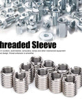 Stainless Steel Thread Repair Sleeve 10 Pack Insertion Nut For Fixing Stripped Threads In Automotive And Mechanical Equipment Converts M8x1.25 Female To M10x1.5 Male Then Restores To M8x1.25