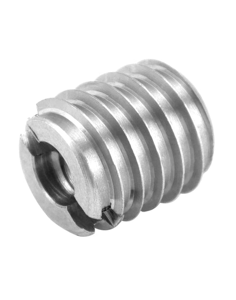 Stainless Steel Threaded Wood Nut Inserts With 10-24 Internal Threads 0.5 Inch Length Pack Of 20 for hardwoods and composites