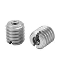 Stainless Steel Threaded Wood Nut Inserts With 10-24 Internal Threads 0.5 Inch Length Pack Of 20 For Hardwoods Softwoods Plywood And Composites