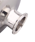 Close-up of Tri Clamp Bowl Reducer Sanitary Fitting Stainless Steel 304 for 6 Inch to 1.5 Inch Tubing