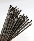 Bundle of 304 Stainless Steel Pipes 6.5 mm outer diameter, 5.5 mm inner diameter, 200 mm length, ideal for industrial fabrication projects.