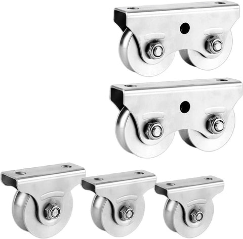 Pulley, Pulley Wheel, Pulley Wheel Clothes line Pulley U Groove Wheel Pulley Stainless Steel Pulley Block Super Silent Single Lifting Rope Pulley