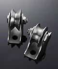 U Groove Stainless Steel Pulley Wheel for Wire Rope, Pulley,Pulley Wheel, Pulley Wheel Clothes line Pulley, on black background