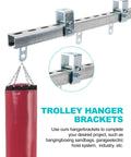 Organize and secure heavy items with a durable stainless steel hanger bracket designed for 1-5/8 inch UNISTRUT channels, supporting up to 1300 lbs and featuring side threaded holes for added stability and safe, easy hanging.