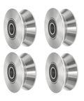 ✝️ Sliding Gate Wheel Stainless Steel V Groove Wheel Heavy Duty Conveyor Rollers Industrial Caster Ball Bearing Pulley