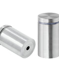 12 Pack Stainless Steel 1 Inch By 2 Inch Wall Sign Standoff Screws For Acrylic Wood Glass Plexiglass Displays Silver Finish