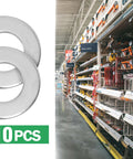 Stainless Steel Flat Washers 1 Inch ID 2 Inch OD 304 Pack of 10 next to hardware store aisle