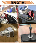 Various applications of 900 Pieces 304 Stainless Steel Flat Washers Assorted Sizes M2 To M12 for screws and bolts.