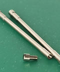 Stainless steel watch link repair kit for Blancpain X Swatch Fifty Fathoms lugs with screw tube bar and hex key components.