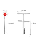 Stainless Steel Water Pipe Repair Tools Emergency Stopper Kit For Quick Leak Fix And Easy DIY Plumbing Repairs Keep Hoses And Pipes Sealed With Needle Stopper Set That Saves Time And Effort, showing tools with dimensions 6.5in and 6.7in.
