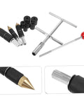 Stainless Steel Water Pipe Repair Tools Emergency Stopper Kit For Quick Leak Fix And Easy DIY Plumbing Repairs Keep Hoses And Pipes Sealed With Needle Stopper Set That Saves Time And Effort, includes T-handle tool and needle stoppers