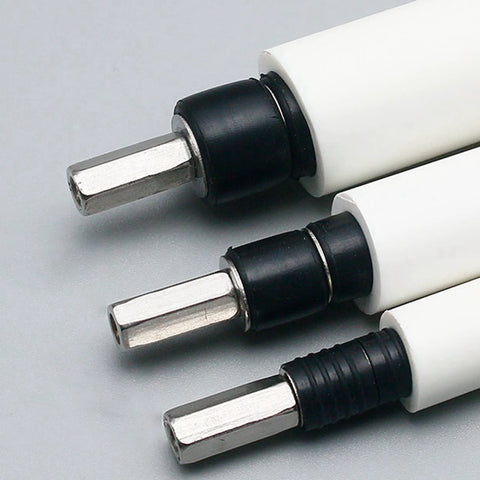 Close-up of DIY Pipe Leak Repair Kit For Copper And PVC Pipes showing stainless steel water stop needles and rubber sleeves