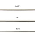 Premium E309L-16 Stainless Steel Welding Electrodes 3/32 In By 12 In For Stick Welding AWS A5.4 Class E309L-16 sizes comparison